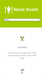 Mobile Screenshot of lakenonasushi.com